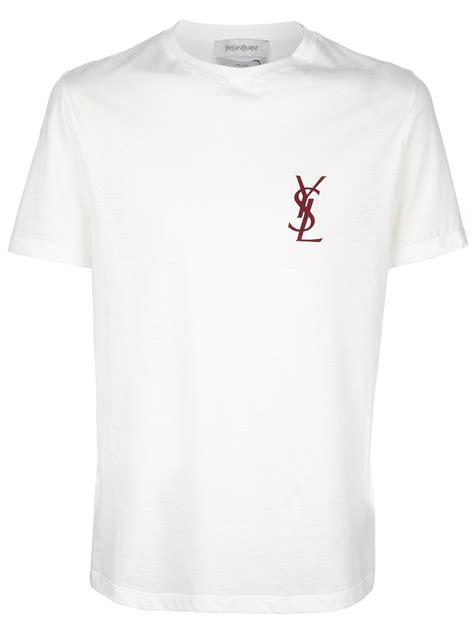 ysl shirt white|YSL shirts for men uk.